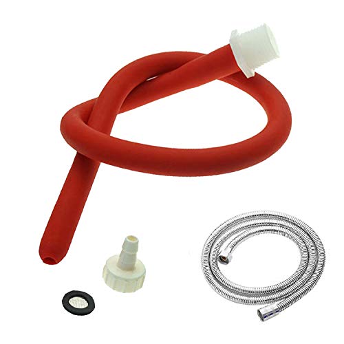 Tubo Flessibile Per Clistere Silicone Comodo Attacco Per Clistere Per Donne E Uomini Tubo Da 50 Cm + 150 Cm
