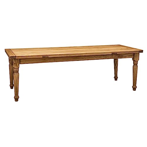 Biscottini Tavolo Allungabile Sala Da Pranzo 250X100 Cm | Tavolo Cucina Allungabile In Legno Massello
