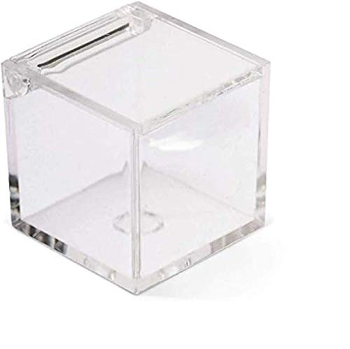 36 Scatoline Portaconfetti 6X6X6Cm Cubo Quadrato Per Matrimonio Comunione Scatole Per Confetti Bomboniere Segnaposto In Plexiglass Trasparenti Da Deco