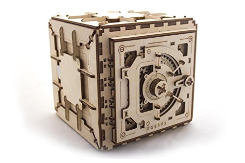 Ugears Cassaforte Da Costruire Con Combinazione Modellino Di Progetti Per Adulti