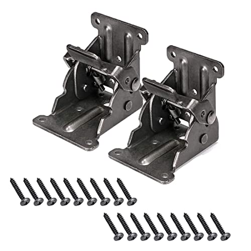 Gambe Del Tavolo Con Cerniera Pieghevole Con 18 Viti, Staffa Di Supporto Per Gambe Del Tavolo Pieghevole Con Blocco Pieghevole Per Hardware Cerniera P