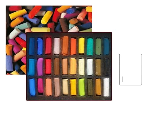 Sennelier 1/2 Soft Pastel C/Board Portrait 30 Pcs,Sennelier Pastel Secs 1/2 Sticks 30 Pcs