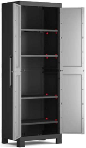 Keter Armadio Tuttopiani Detroit In Resina Cm 65X45X182H Impermeabile Da Esterno