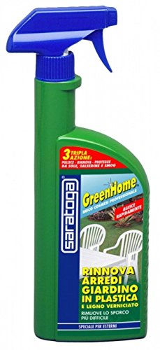 Greenhome Rinnova Arredi Giardino In Plastica E Legno Verniciato.500Ml Saratoga