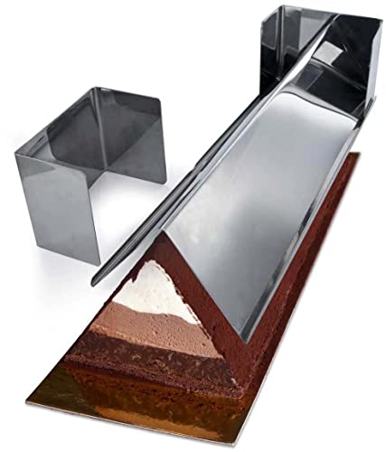 Lily Cook Kp5345 Molde Para Tronco Triangular Acero Inoxidable Plata 30,20 X 9,80 X 7,4 Cm