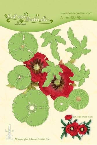 Set Da 8 Fustelle Papavero 3D Die Compatibili Con Big Shot Fiore Fiori Fustella Poppy