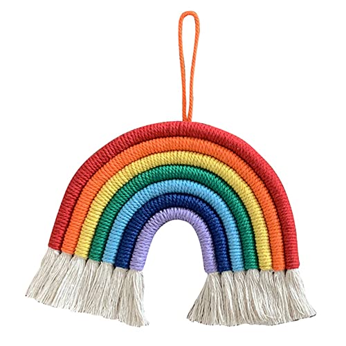 Gibsob Appeso A Parete Arcobaleno, Appesa Decorazione Di Arcobaleno, Appeso A Parete Arcobaleno Intrecciato A Mano, Arcobaleno Da Appendere Per La Sta
