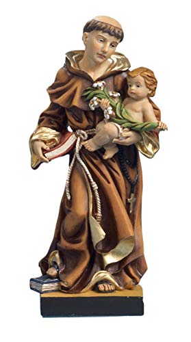 Paben Articoli Religiosi Statua Sant'Antonio In Resina Cm. 31