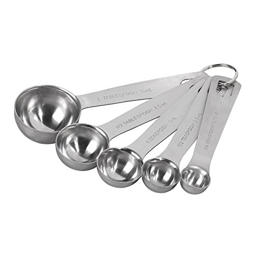 Tala Set Of 5 Stainless Steel Measuring Spoons