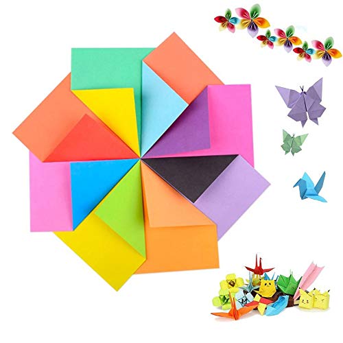 240 Pezzi Carta Origami, Carta Colorata Quadrata Per Origami Decorazione Artigianale Carta Origami Quadrata Fronte-Retro Origami Di Animali Da Fiore P