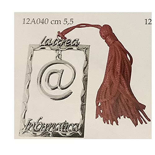 Formoso Bomboniera Decorazione Ciondolo Laurea In Zama Informatica Confezione 12 Pz Art 12A040