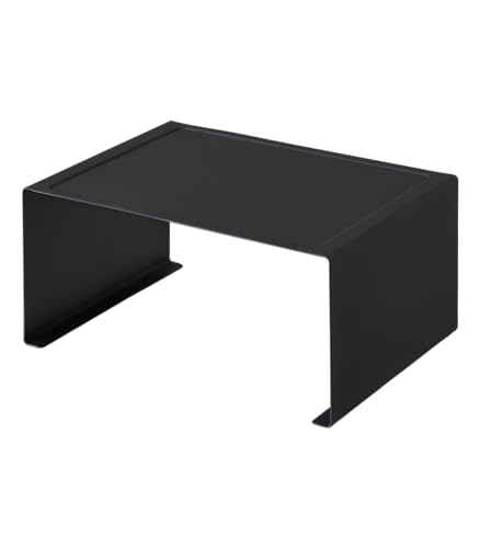 Yamazaki Home 3790-P - Scaffale Da Cucina Impilabile, In Acciaio, Grande, In Lega, Colore: Nero