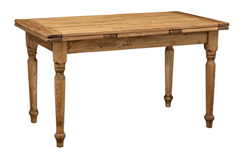 Biscottini Tavolo Allungabile Sala Da Pranzo 140X80 Cm | Tavolo Cucina Allungabile In Legno Massello