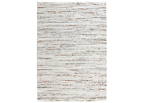 Mint Rugs Design - Tappeto Delight In Fibra Sintetica Verlour Deep-Pile, Fibra Sintetica, Crema, 230 X 160 X 3 Cm