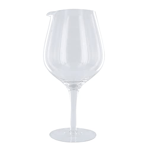 Saveur & Dégustation Caraffa Per Vino In Vetro Con Gambo Gigante
