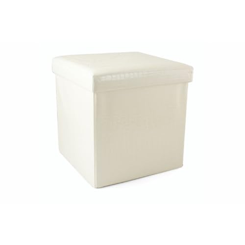 Galileo Casa 2173296 Pouff Pieghevole Contenitore, Mdf, Coccodrillo, 38X38X38 Cm