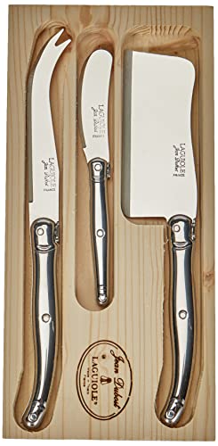 Laguiole Jean Dubost - Set Di Coltelli Per Formaggi In Acciaio Inox, 3 Unità