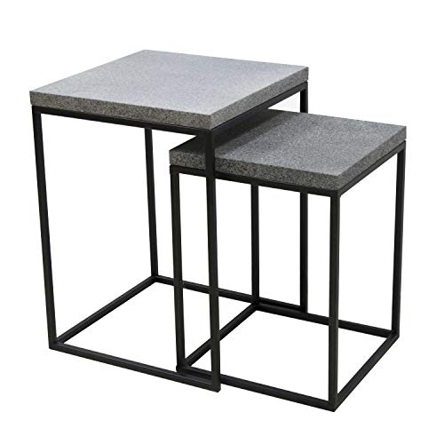 Better & Best Q B&B Q Better & Best 3221060 Tavolino, Metallo, Grigio, Estándar