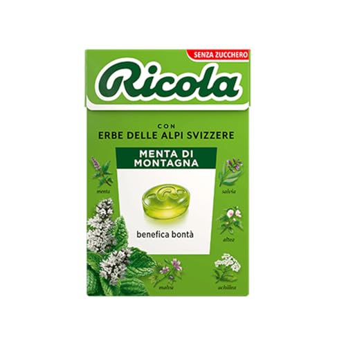 Caramelle Ricola Menta Di Montagna Astuccio Pz 20