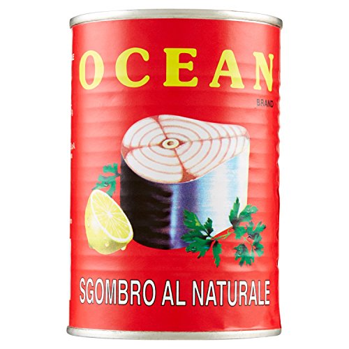 Ocean Sgombro Mackerel Al Naturale - 3 Pezzi Da 400 G [1200 G]
