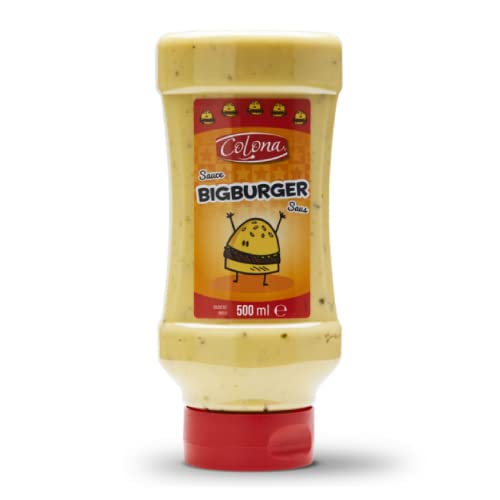 Salsa Burger Colona Big Burger Saus Bottiglia Topdown Da 500 Ml