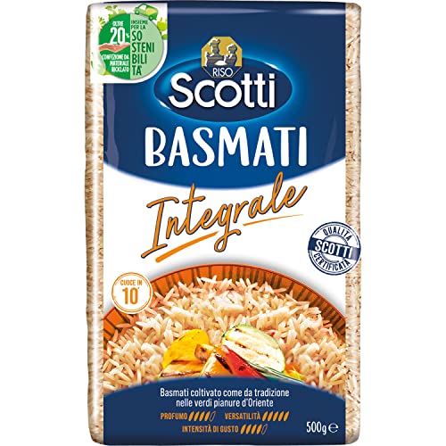 Riso Scotti - Basmati Integrale - Riso Basmati Pronto In 10' - 500 Gr
