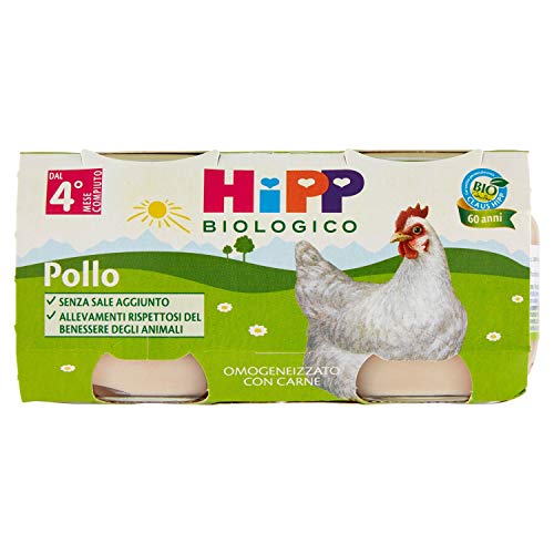 Hipp Omogeneizzati Pollo Bio, 160G