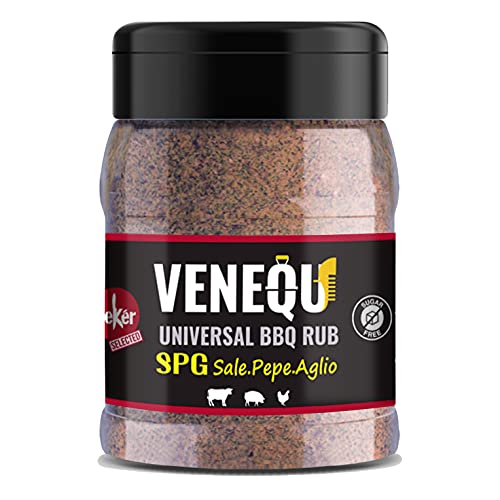 Venequ Spg Bbq Dry Rub 150 Gr | Spg Bbq Dry Rub 150Gr | Mix Di Spezie Per Barbecue Universale | Ideale Per Beef Brisket | Marinatura A Secco Di Alta Q