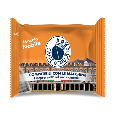 Caffe Borbone Confezione 120 Capsule Miscela Nobile Compatibile Nespresso