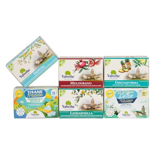 Kit Valverbe Drena Attiva 6 Tisane Da 20 Filtri Cad