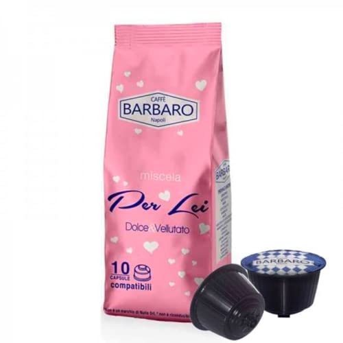 Caffe' Barbaro Napoli 100 Capsule Caffè Compatibile Con Macchine Dolce Gusto® Miscela Per Lei
