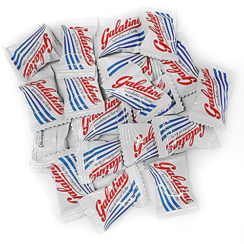 1000Gr 1 Kg Caramelle Galatine Al Latte Classiche Tavolette Con 80% Latte Tonde