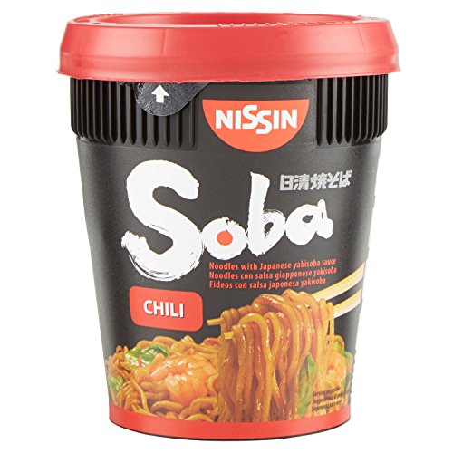 Nissin Spaghetti Soba Al Peperoncino Con Salsa Yakisoba, 92 G