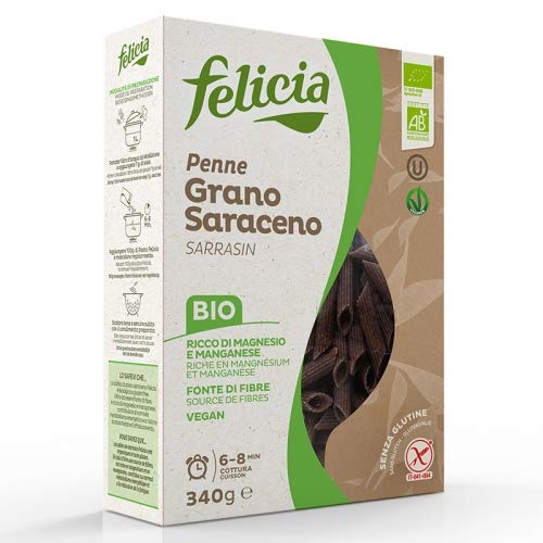 Felicia Penne Pasta Con Farina Di Grano Saraceno Bio Senza Glutine Vegana