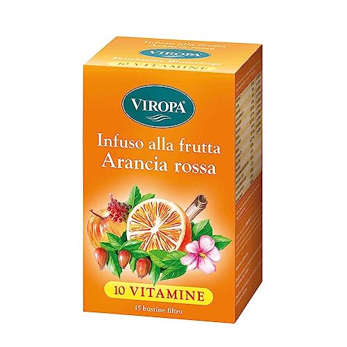Viropa Infuso Alla Frutta Arancia Rossa, 15 Bustine Filtro