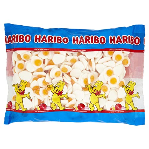 Haribo Uova Al Tegamino, Caramelle Gommose, Gusto Frutta, Ideali Per Feste E Dolci Momenti Di Relax - 1,5Kg