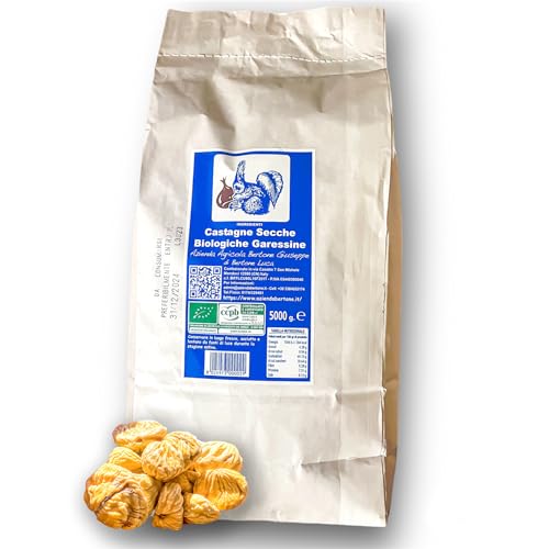 Castagne Secche Garessine Biologiche Di Cuneo Confezione Da 5 Kg