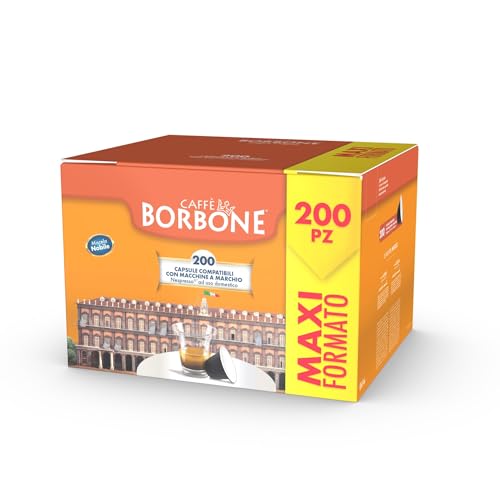Caffe Borbone 200 Capsule Caffe Compatibile Con Nespresso Miscela Nobile