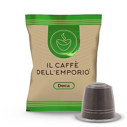 Il Caffè Dell'Emporio Capsule Compatibili Con Nespresso Miscela Dek Verde Caffe Decaffeinato Deca (100)