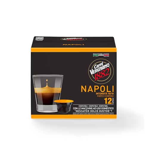 Capsule Caffè Compatibili Nescafé Dolce Gusto, Napoli - 1 Astuccio Da 12 Capsule