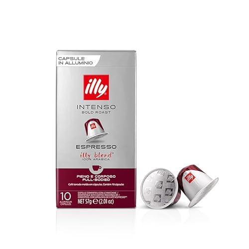 Illy 100 Capsule Compatibili Nespresso 10 Confezione Da 10 Caffè Gusto Intenso