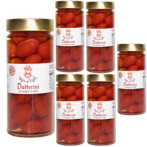 Voglia Di Puglia Pomodorini Artigianali Conservato Naturalmente 6 Pezzi 330 G