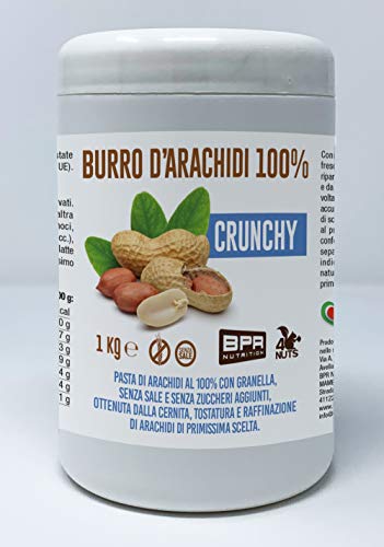 Bpr Nutrition Burro D'Arachidi 100% Crunchy 1Kg