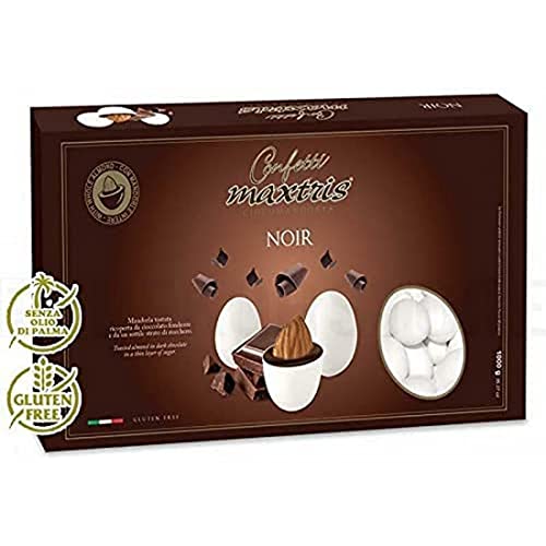 Confetti Maxtris Confetti Italiani Di Mandorla, Noir Fondente, Cioccolato