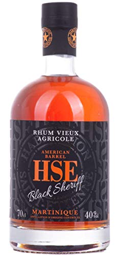 Hse Habitation Saint-Etienne Rhum Vieux Agricole Black Sheriff American Barrel 40% Vol. 0,7L