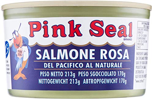 Pink Seal - Salmone Rosa Del Pacifico Al Naturale 213G - 6 Pezzi