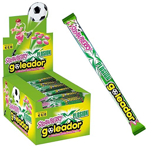 150 Caramelle Ripiene Cherry Xplosion Gusto Fragola Box Espositore Confezione