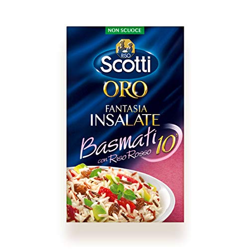 Riso Scotti - Oro Insalate Basmati 10' - Mix Di Riso Integrale Rosso E Riso Basmati - 800 Gr