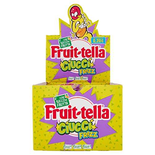 Fruittella Ciucci Frizz, Caramelle Gommose Gusto Frutta, Con Succo Di Frutta, Ottime Da Condividere, Per Feste E Compleanni Bambini, Box Da 150 Monope