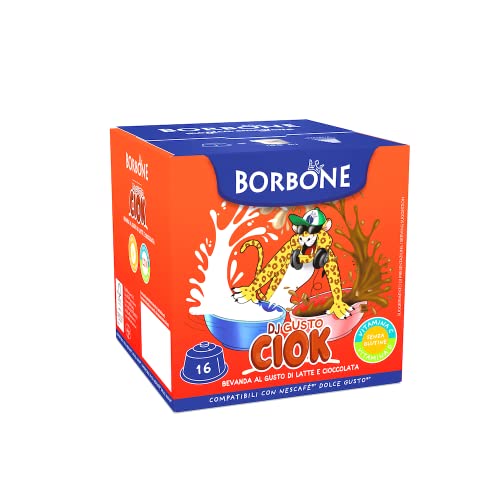 16 Capsule Caffè Borbone Djgusto Ciok Compatibili Dolce Gusto